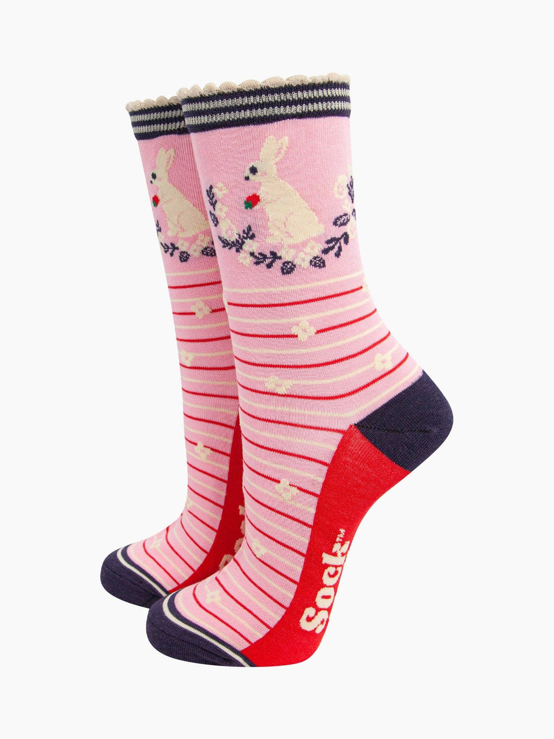 Pink Bunny Wreath Women&
