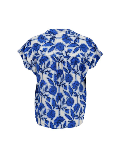 Andrea Blouse in Urban Blue