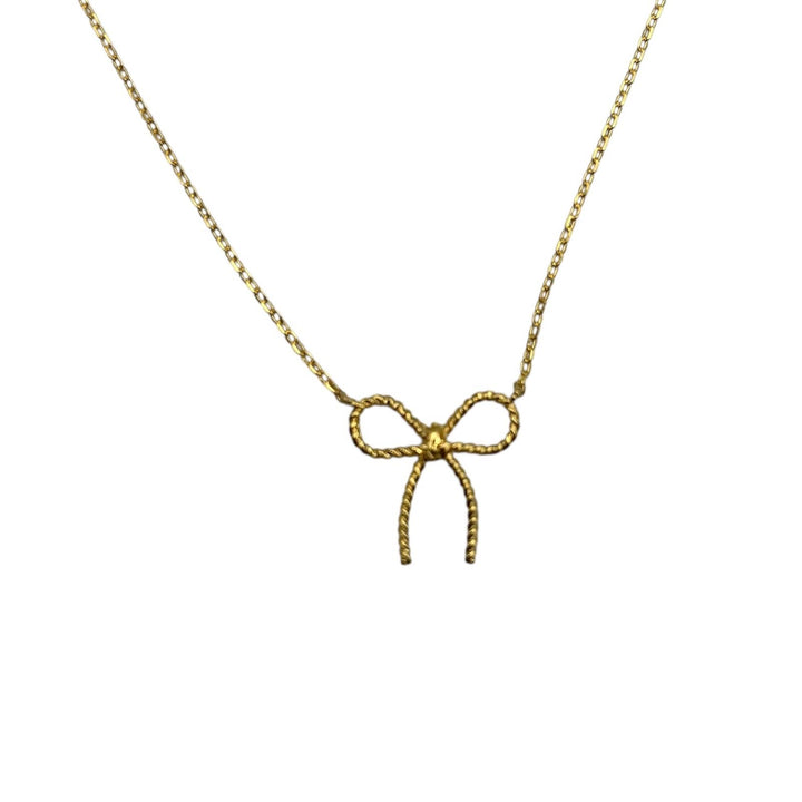 Beaded Bow necklace