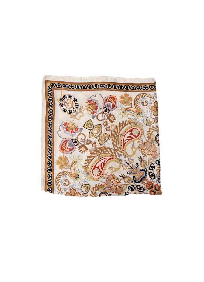 Tazia Mini Scarf with Golden Ring
