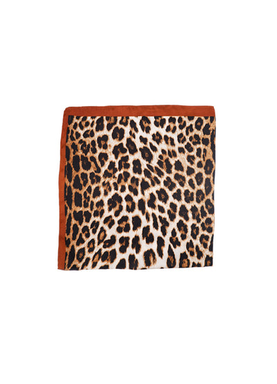 Nira Mini Leo Scarf with Gold Ring