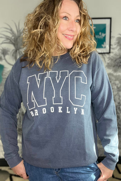 New York Logo Crew Neck Sweatshirt
