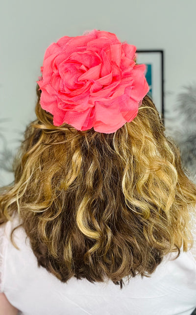 Oversized Flower Brooch Clip