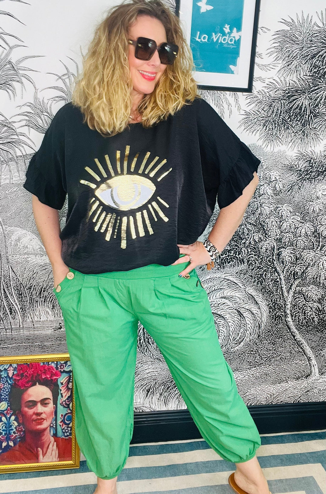 Donna Essential Summer Harem Trousers