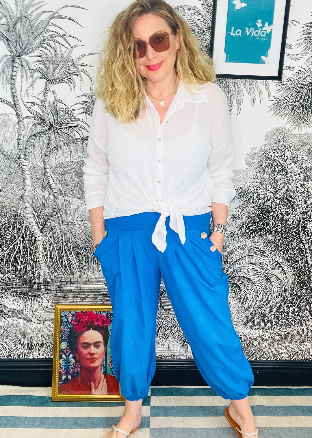 Donna Essential Summer Harem Trousers