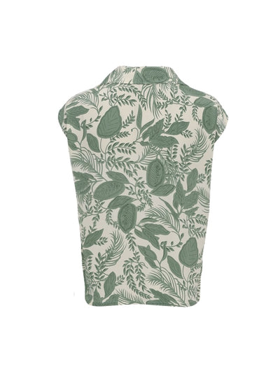 Luna Ane Blouse in Sage Green