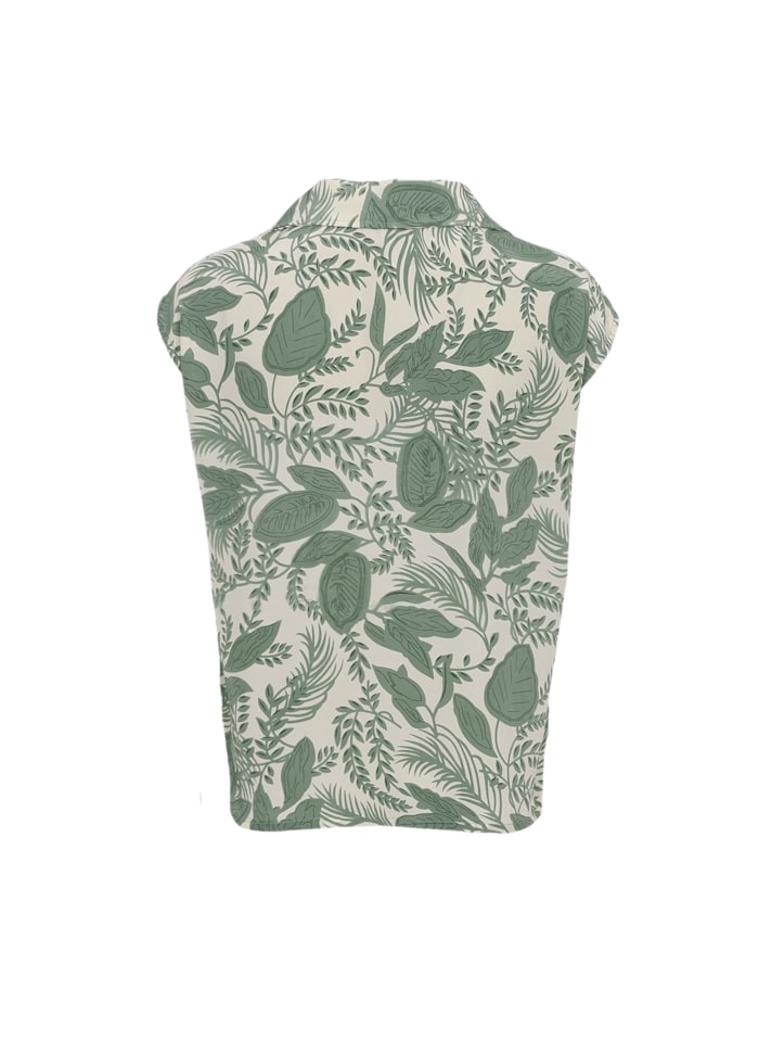 Luna Ane Blouse in Sage Green