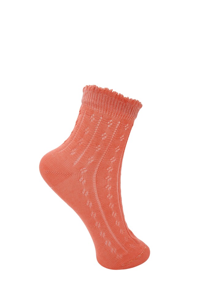 Kissa Sock in Light Coral