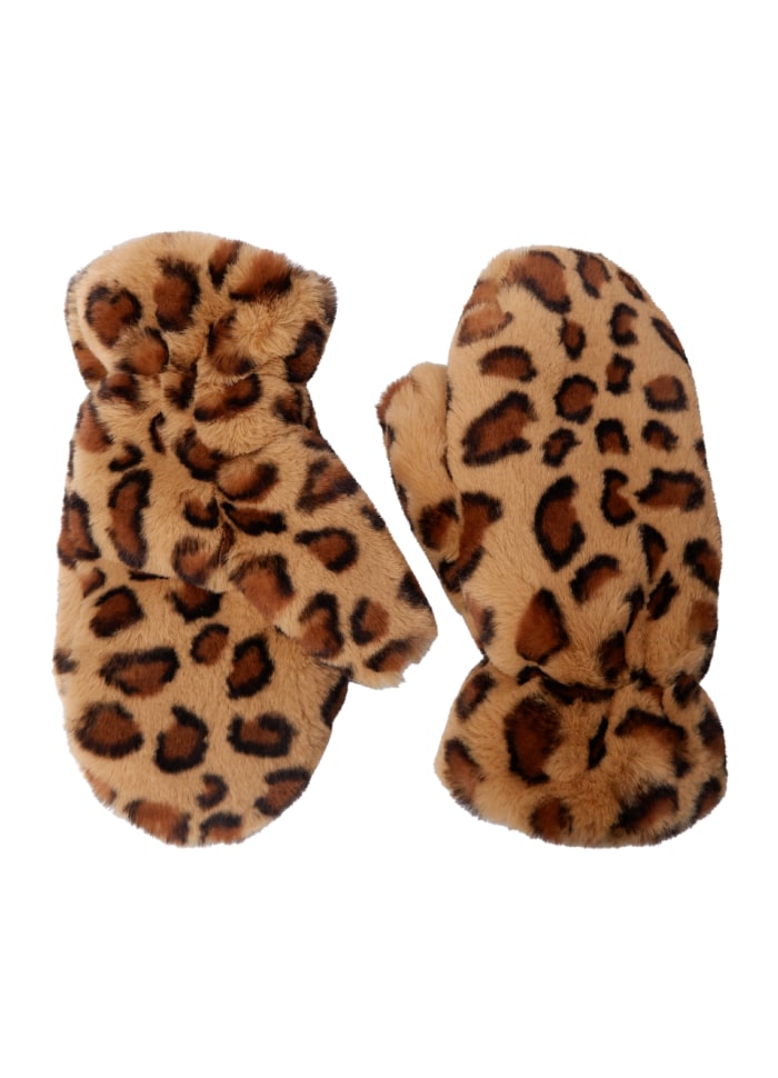 Samilia Soft Plush Leo Mittens