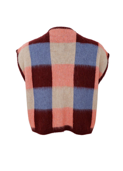 Chess Check Knit Vest