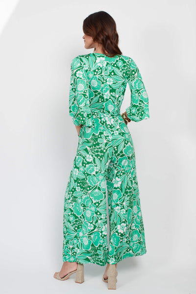 Laurie Jumpsuit in Wildflower Green
