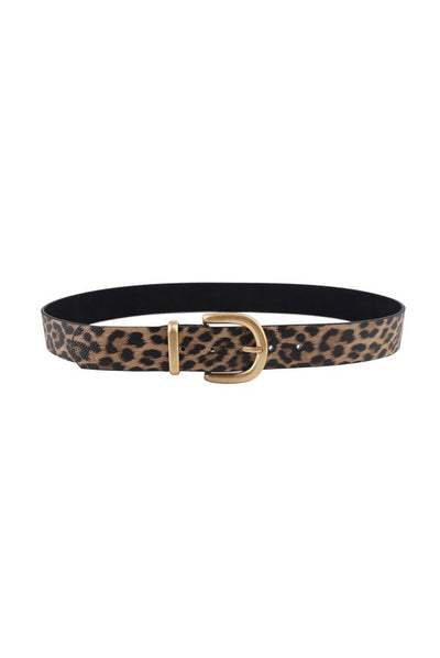 Mel's Animal Print Belt