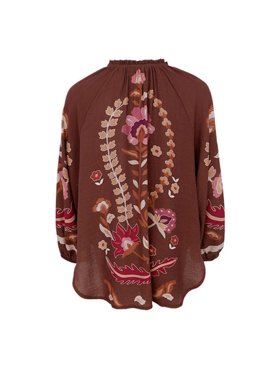 Marigold Floral Blouse