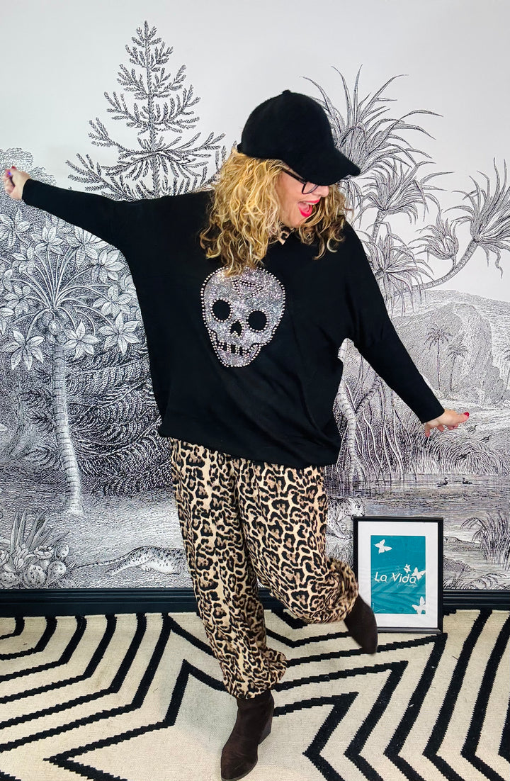 Santos Beaded Skull Jumper