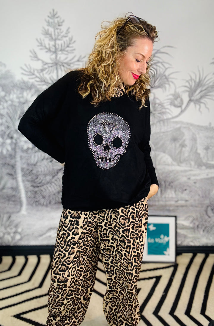 Santos Beaded Skull Jumper