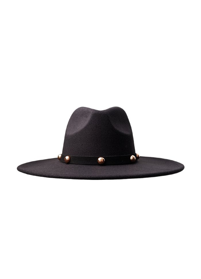 Caroline Wide Brim Fedora Cowboy Hat