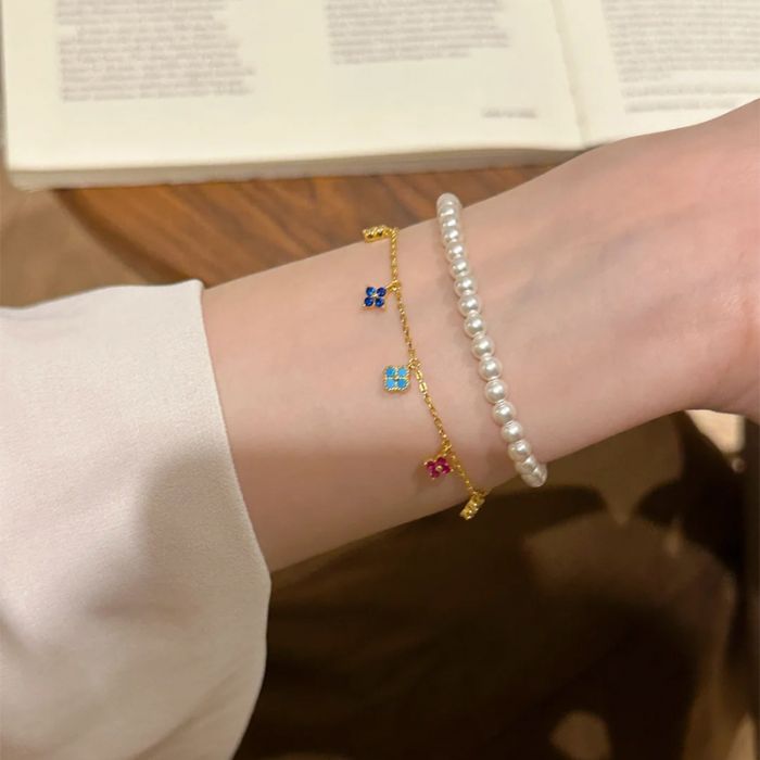 Mini Multi Flower Bracelet