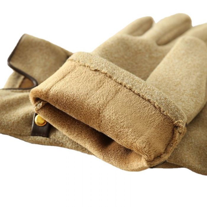 Fleece Lined Gloves with Snaffle Buckle