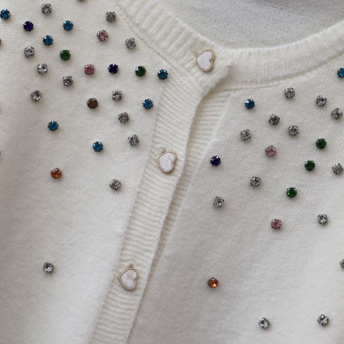 Erika Multi Gemstone Cardigan
