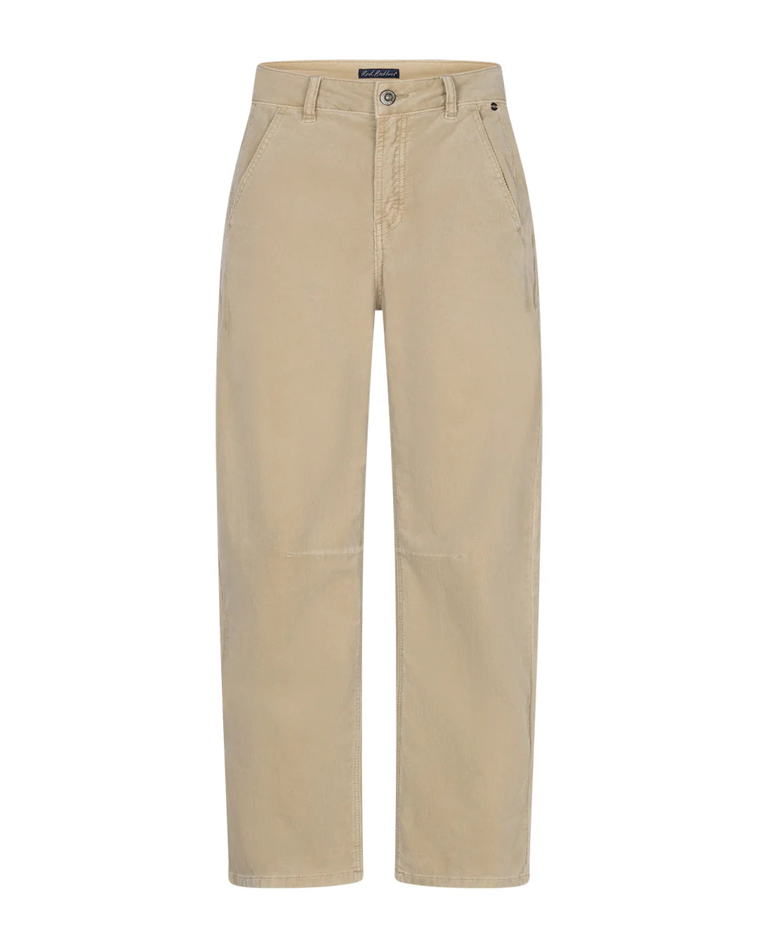 Caitlina 19w fine cord barrel trouser in pebble