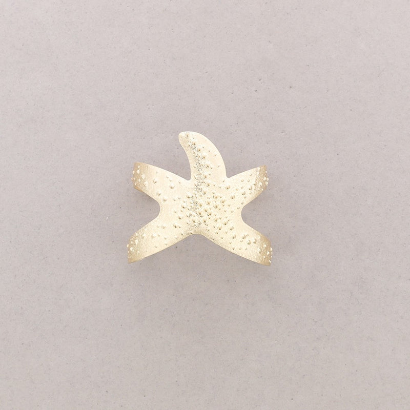 Starfish Textured Metal Cuff