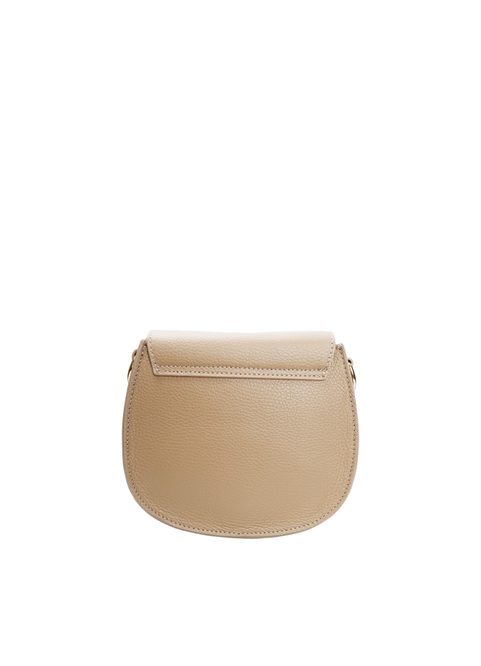 Olivia Leather Crossbody Saddle Bag