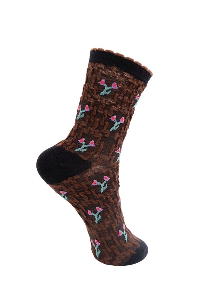 Bruna Flower Socks