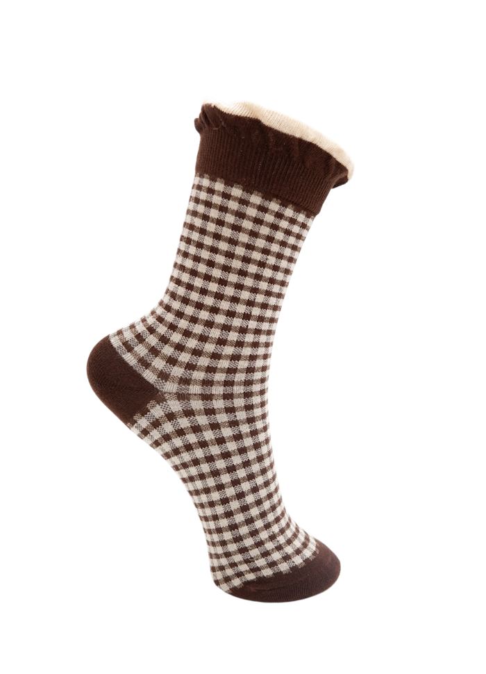 Lumina Chequered Socks
