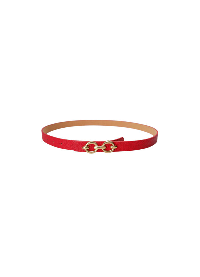 Lotus Leather Belt
