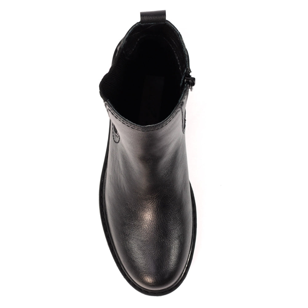Ranch Black Ankle Boots