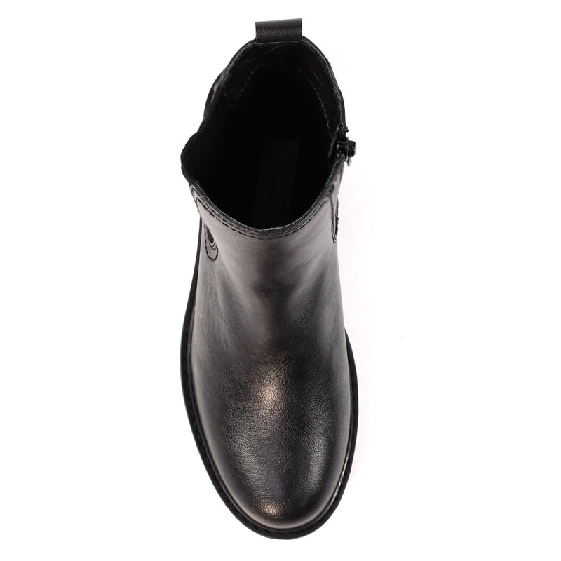 Ranch Black Ankle Boots