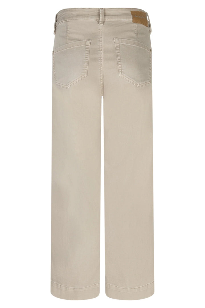 Conny Fancy Stitching Jean in Pebble Cream Leg26