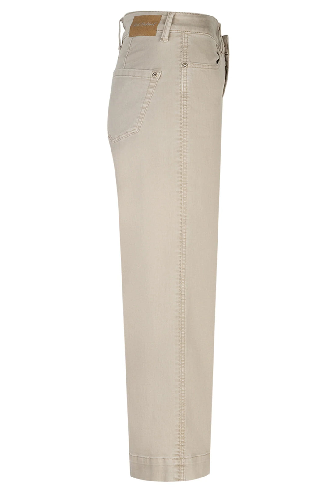 Conny Fancy Stitching Jean in Pebble Cream Leg26