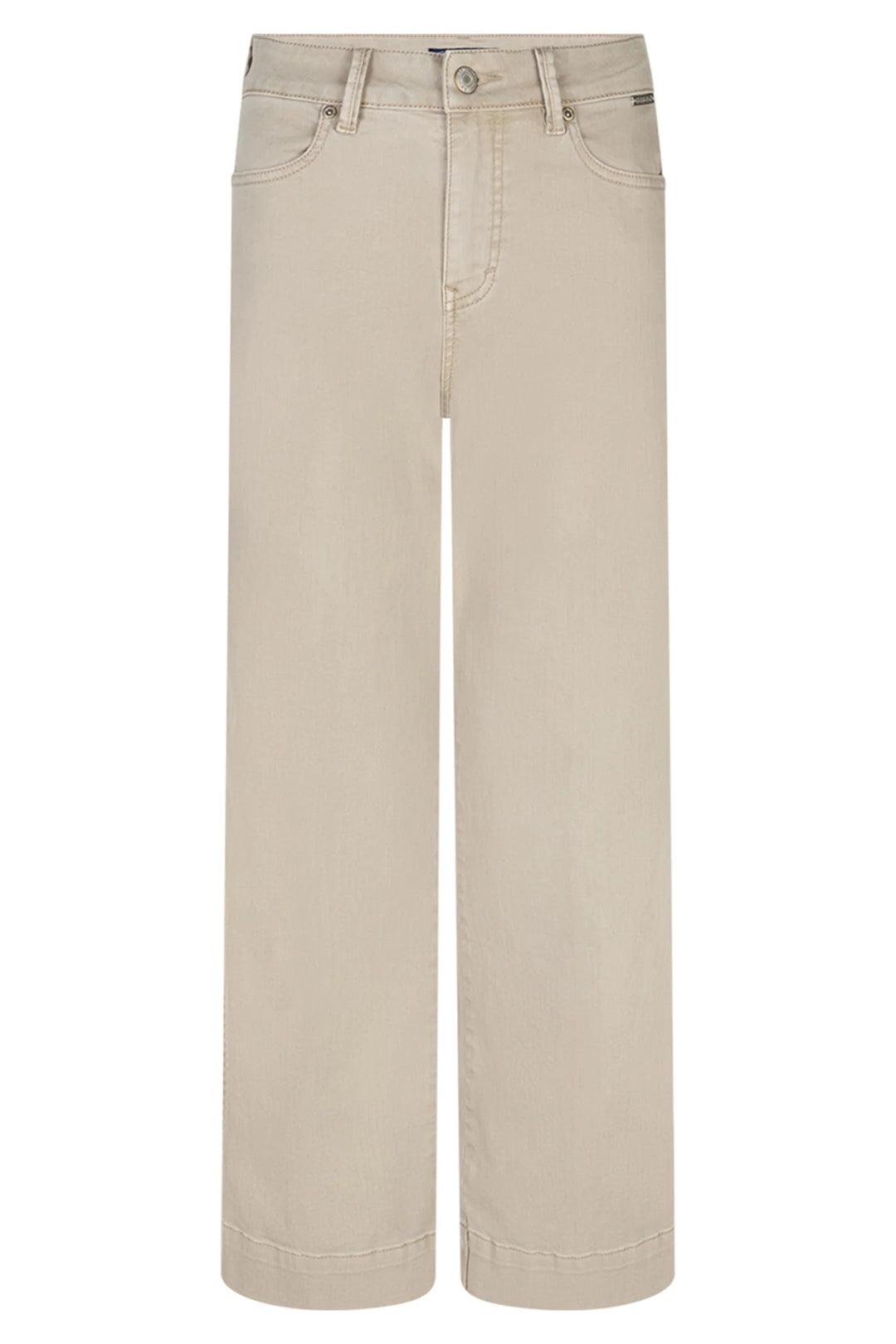 Conny Fancy Stitching Jean in Pebble Cream Leg26