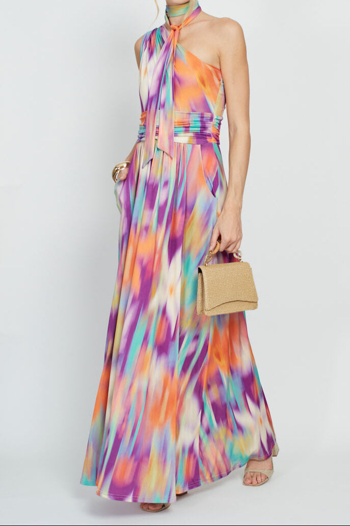 Rosa Maxi Dress in Floral Daze