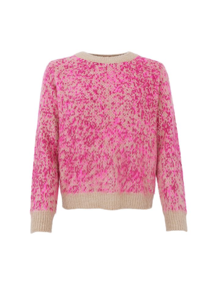 Ria Knit Jumper in Berry Mix