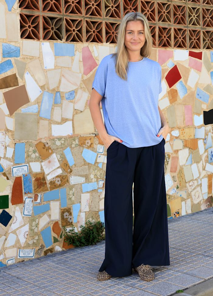 Faye Sparkle Box Blouse