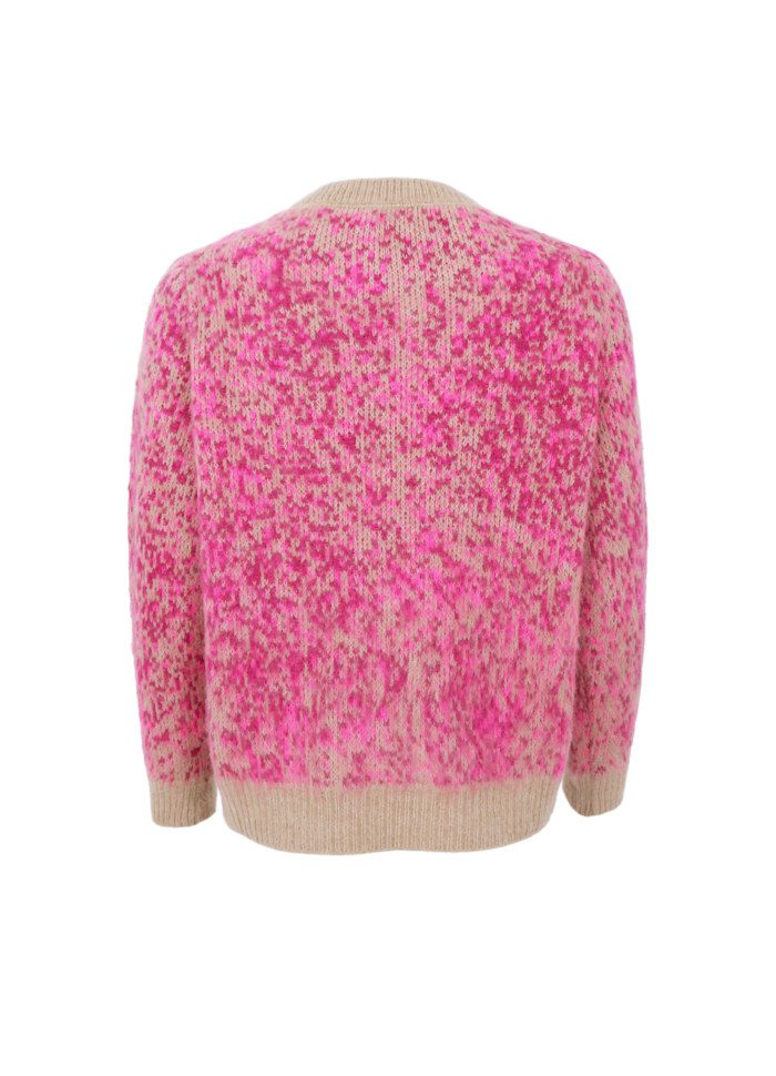 Ria Knit Jumper in Berry Mix