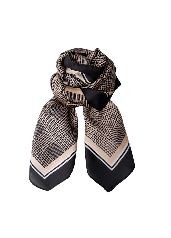 Marley Checkered Mini Scarf