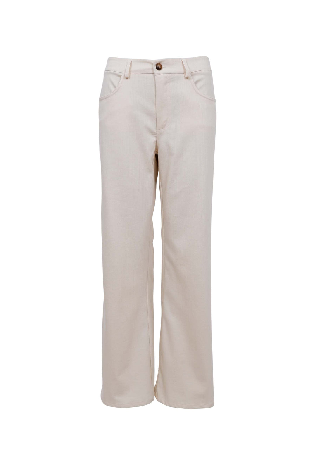 Box Pocket Pant Denim Trousers in Off White