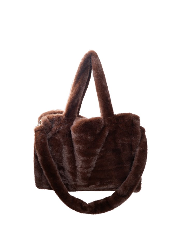 Loma Large Faux Fur Shopper Bag