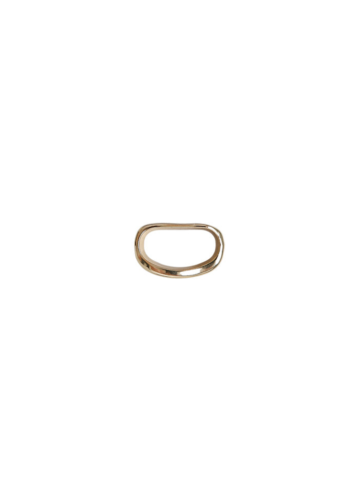 Denia Golden Mini Scarf Ring