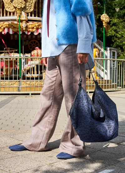 Nat Navy Leo Boho Bag