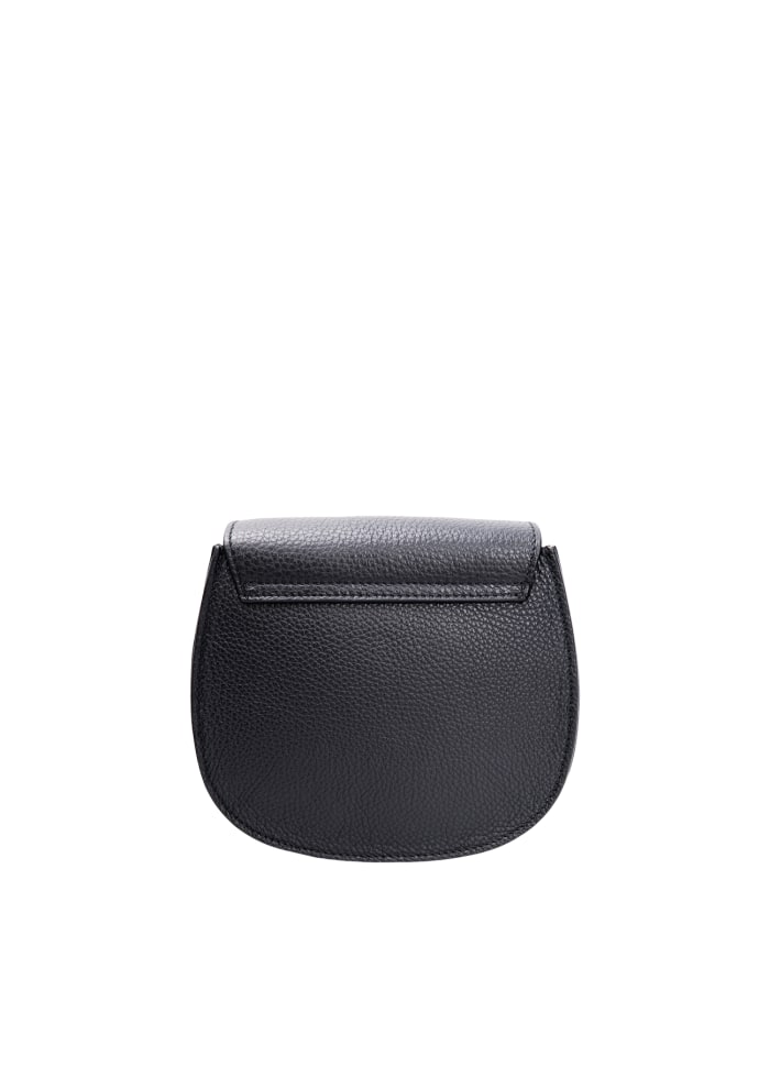 Olivia Leather Crossbody Saddle Bag