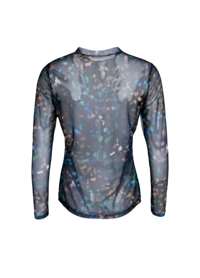 Florence Mesh Top in Multi Animal