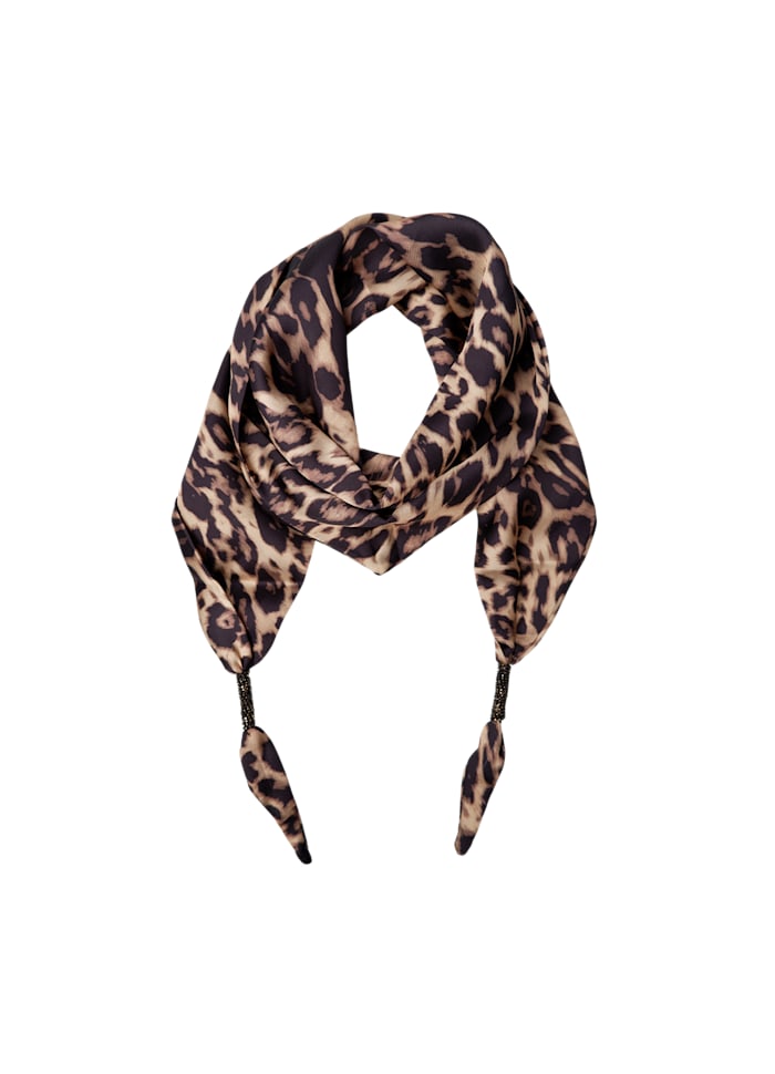 Leodora Double Layer Mini Triangle Scarf