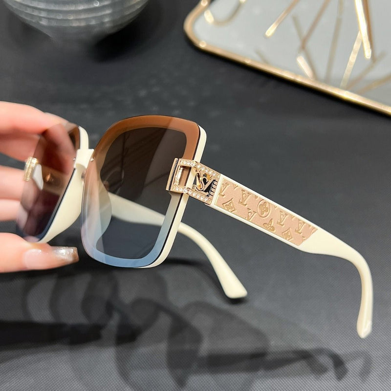 Monogram Sunglasses with Sparkle Detail