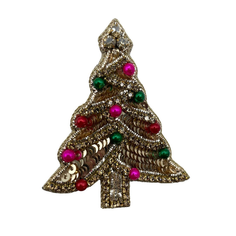 Kitsch Christmas Tree Brooch